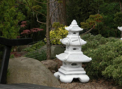 Japanischer Garten Lampen Dekoration Beleuchtung Vogel Tränke
